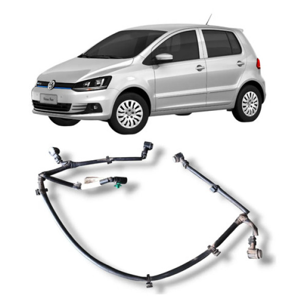 Sensor Estacionamento Traseiro Vw Volkswagen Fox 2015 2021 Prateado