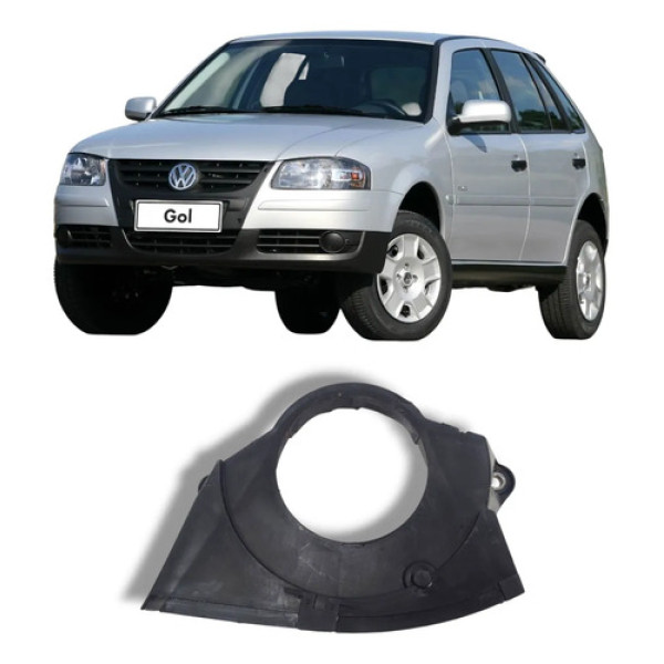 Capa Correia Dentada Inferior Vw Gol 1995 2012 Original Preto