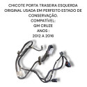 Chicote Porta Traseira Esquerda Gm Cruze 2012 2016 Original 