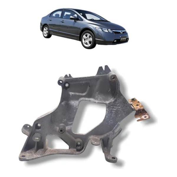 Suporte Alavanca Marcha Honda Civic G8 2007 A 2011 Original Prateado