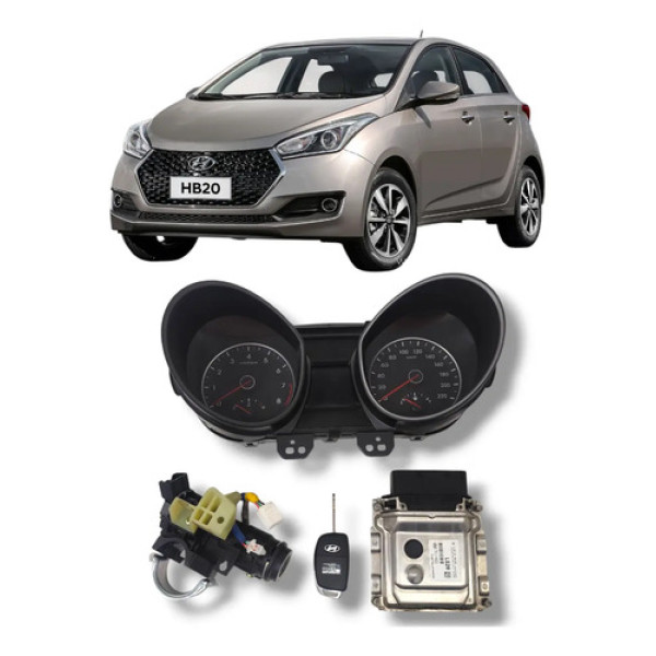 Kit Code Injeção Hyundai Hb20 2013 2019 Original