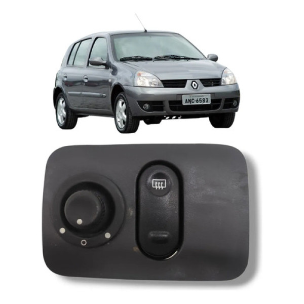Comando Retrovisor E Desembaçador Renault Clio 2002 2014