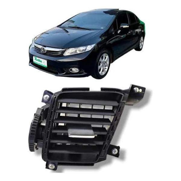 Difusor De Ar Esquerda Honda Civic 2012 A 2016 Original