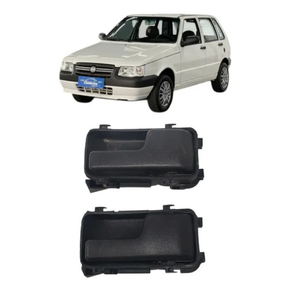 Par Maçaneta Direita Fiat Uno 2004 2012 Original