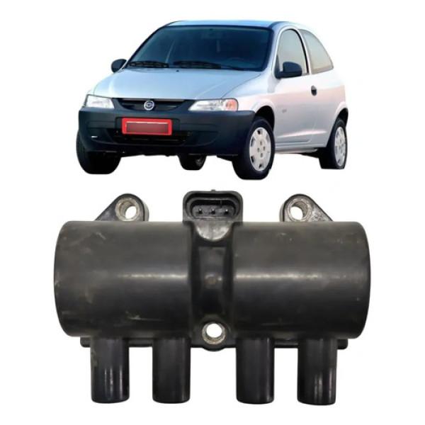 Bobina Ignição Celta Corsa Meriva Montana Prisma1.0 1.4 1.8