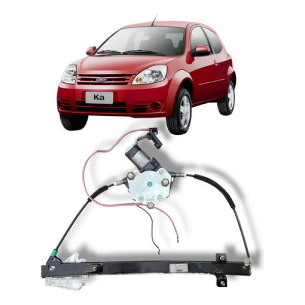 Máquina De Vidro Porta Esquerda Ka 2008 A 2013 Elétrica