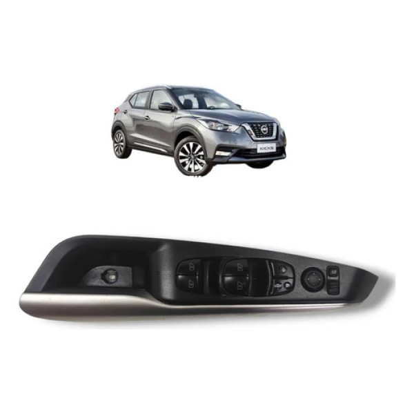 Comando Vidro Dianteiro Esquerdo Nissan Kicks 2017 A 2021