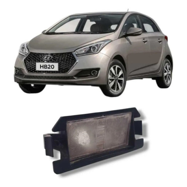 Lente Direita Lâmpada Placa Hyundai Hb20 2013 A 2019 Água