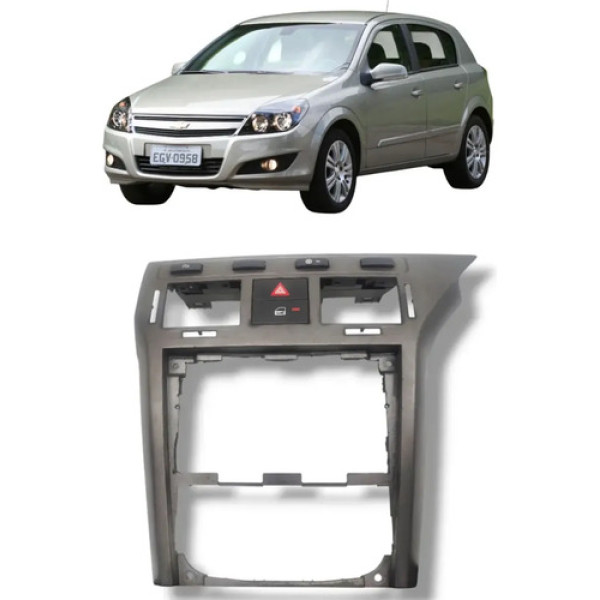 Moldura Central Painel Gm Vectra 2006 2011 Original Preto