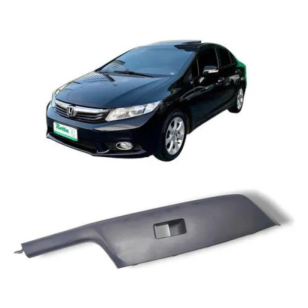 Moldura Botão Vidro Dianteiro Direito Honda Civic 2012 2016