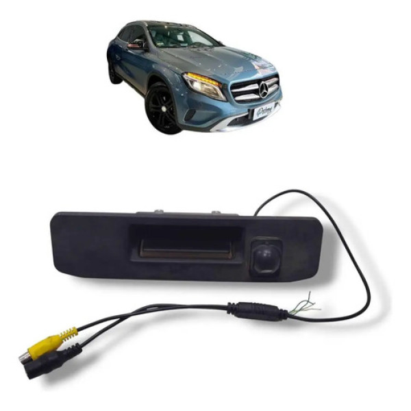 Maçaneta Tampa Traseira Mercedes Gla 200 2015 2018 Preto Traseira