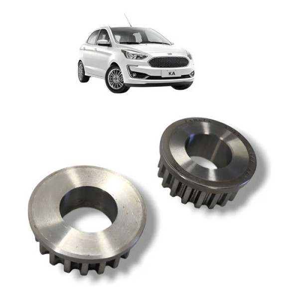 Par Engrenagem Virabrequim Ford Ka 2014 A 2021 Original