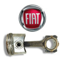 Pistão E Biela Fiat Fire 1.0 8v 2001 2004 Gasolina Original