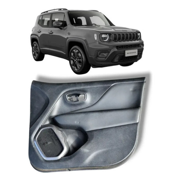 Forro Porta Dianteira Direita Renegade 2016 2017 2018/.. Preto