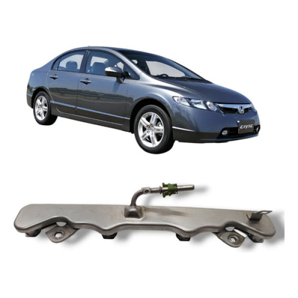 Flauta Bico Injetor Honda Civic G8 2007 2011 Original
