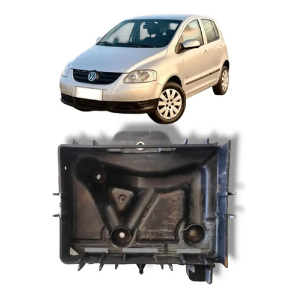 Suporte Bateria Vw Volkswagen Fox 2003 2010 Preto
