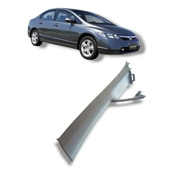 Moldura Coluna Dianteira Esquerda Honda Civic G8 Original