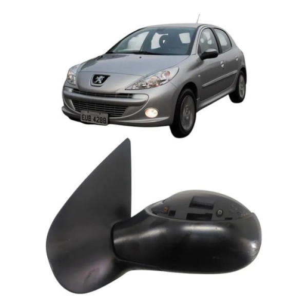 Retrovisor Esq Peugeot 206 207 Hoggar Passion Até 14 Elé