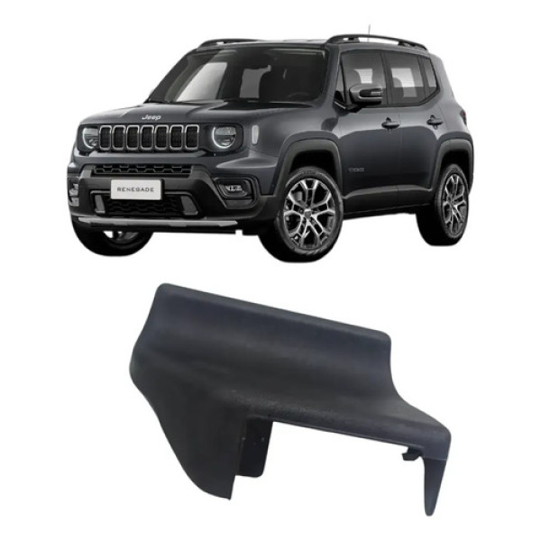 Acabamento Trilho Banco Esquerdo Jeep Renegade 2020 2025 Preto