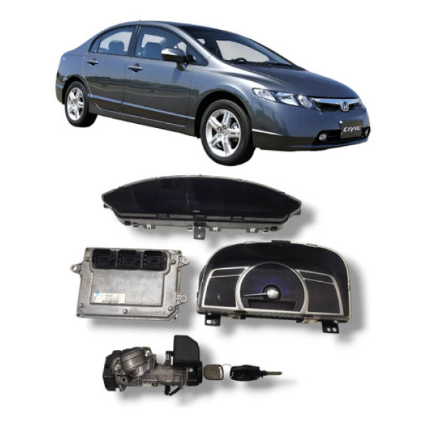 Kit Code Módulo Injeção Honda Civic 2007 2011 