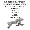  Par Dobradiça Porta Traseira Esquerda Gm Cruze 2017 2022 