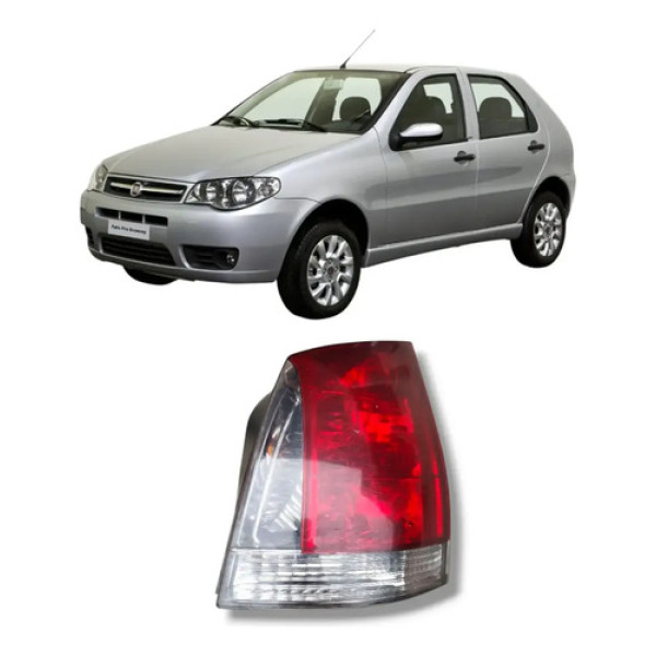 Lanterna Traseira Direita Palio G3 04/17 Bicolor Direito/passageiro Vermelho