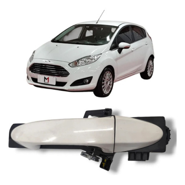 Maçaneta Ext. Diant/tras Dir Fiesta Ka 14/21 Ecosport 13/21 Branco Dianteira/traseira