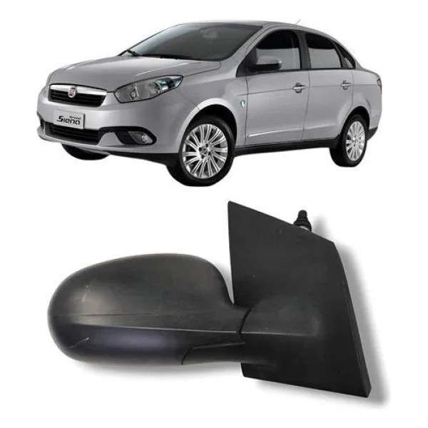 Retrovisor Direito Grand Siena Novo Palio 2012 A 2021 Manual