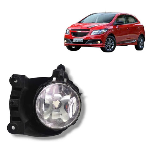 Farol Milha Dianteiro Esquerdo Gm Onix 2013 A 2019 Original Branco