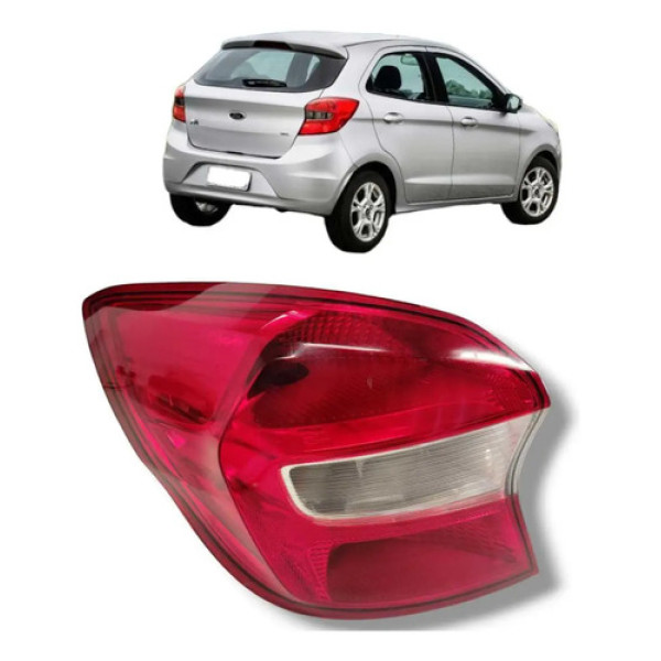 Lanterna Esquerda Ka Hatch 2015 2016 A 2018 Esquerdo/motorista Vermelho