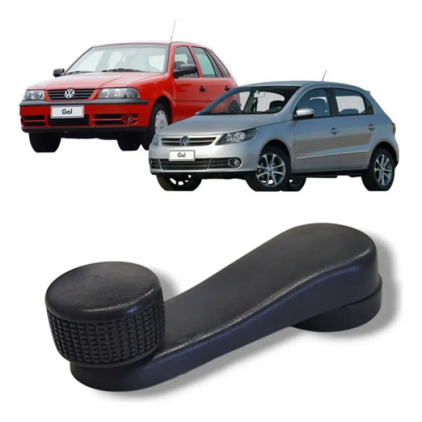 Manivela Vw Volkswagen Gol 2000 2012 Original Preto