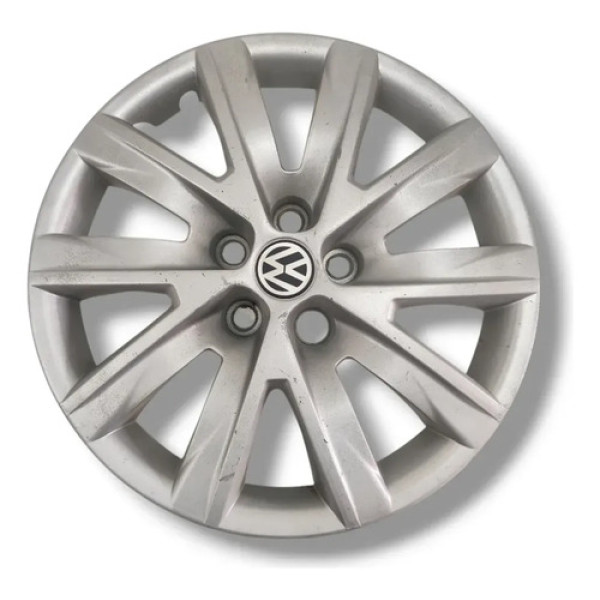 Calota Roda Aro 15 5 Furo Vw Volkswagen Cinza