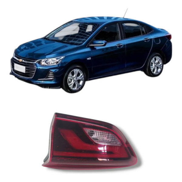 Lanterna Traseira Direita Gm Onix 2020 2025 Esquerdo/motorista Vermelho