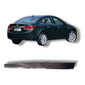 Friso Tampa Traseira Luz Placa Gm Cruze 2012 2016 Original Preto