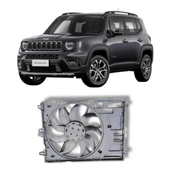 Ventoinha Defletor Radiador Água Jeep Renegade 1.3 2022 2025