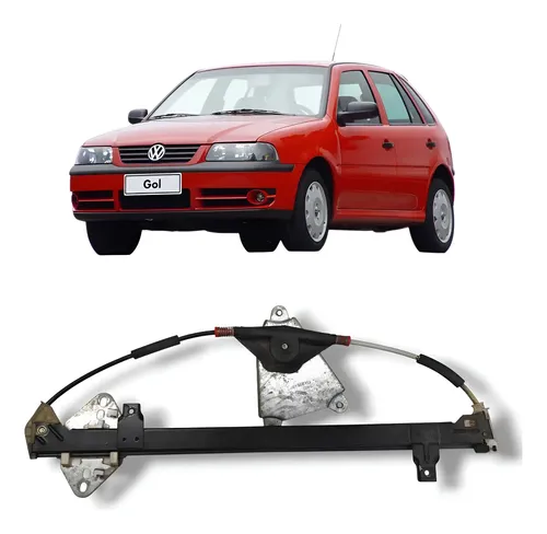 Máquina Vidro Traseiro Esquerdo Vw Gol 2000 2005 Original