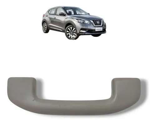 Alça De Teto (pqp) Nissan Kicks 2017 A 2021 Original Cinza