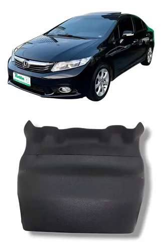 Moldura Coluna Direção Honda Civic G9 2012 A 2016 Original Preto