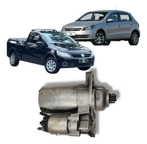 Motor Partida Gol Saveiro Polo Fox G5 G6 G7 1.0 1.6 9d Bosch