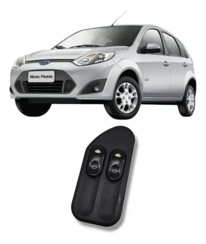 Comando Vidro Dianteiro Esquerdo Ford Fiesta 2006 2012