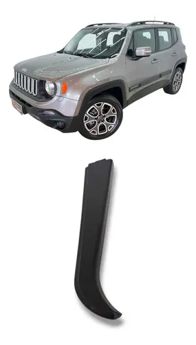 Acabamento Porta Traseira Direita Jeep Renegade  2016 2019 Preto