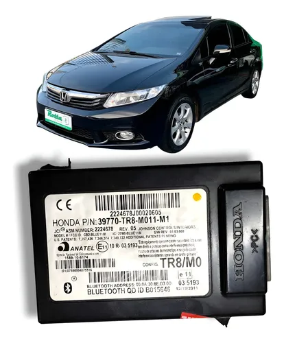Módulo Bluetooth Honda Civic 2012 A 2016 Original Preto