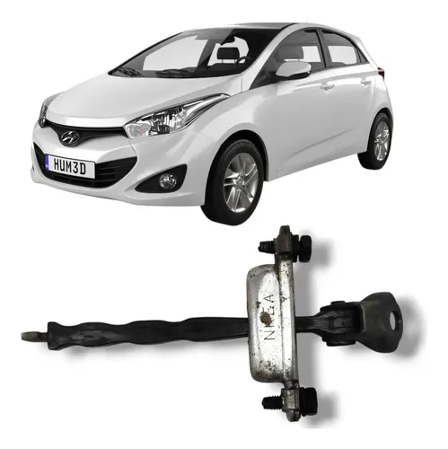 Limitador Porta Dianteira Esquerda Hyundai Hb20 2013 2019 Preto