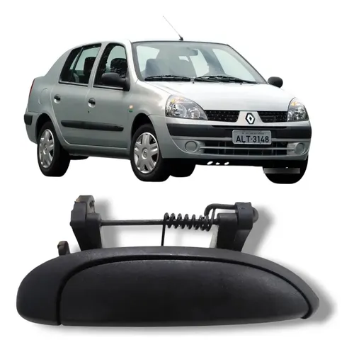 Maçaneta Ext. Diant/tras Dir Megane Scenic Clio Logan 97/16 Preto Dianteira/traseira