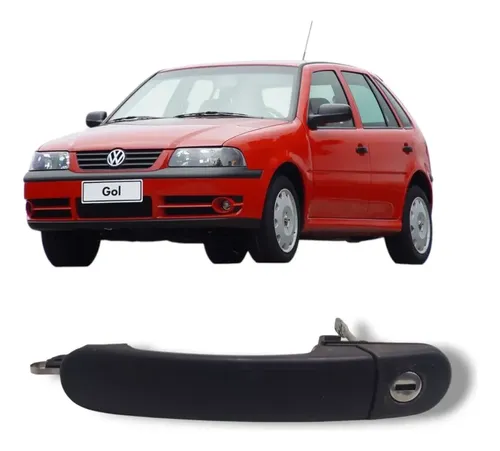 Maçaneta Ext. Diant Esq Gol Saveiro Parati Bola 4porta 95/05 Preto Dianteira