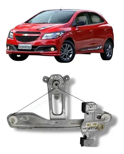 Fechadura Porta Traseira Esquerda Onix Prisma Cobalt 2013 19
