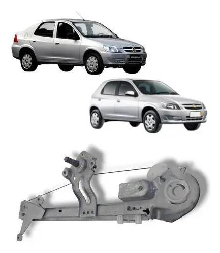 Máquina De Vidro Porta Traseira Esq Celta Prisma 00 A 15 Man