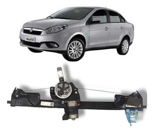 Máquina Vidro Traseiro Direito Fiat Grand Siena 2015 2021