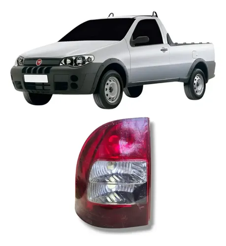Lanterna Traseira Esquerda Strada G3 2005 A 2012 Esquerdo/motorista Vermelho