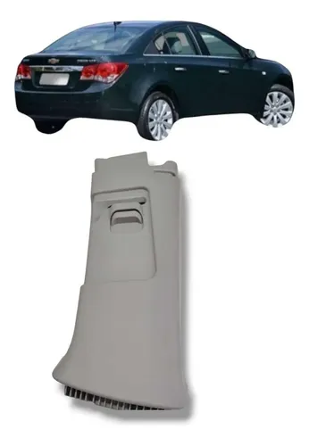 Acabamento Coluna Central Esquerda Gm Cruze 2012 2016 Cinza Listras